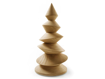 XMAS_100 - Christmas cedarwood decorative object by Riva 1920 - view 2